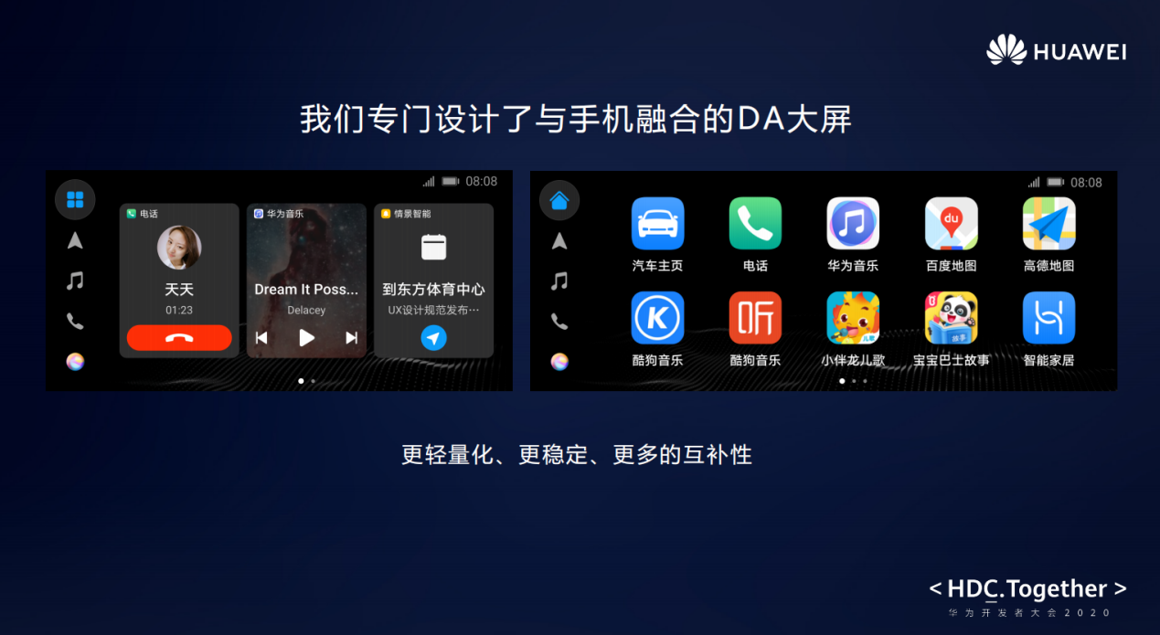 2020华为开发者大会，HiCar车联网连接汽车后市场