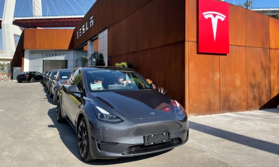 特斯拉在上海举行中国制造Model Y、全新Model 3首发试驾会