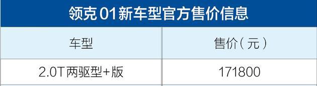 领克01 领克01