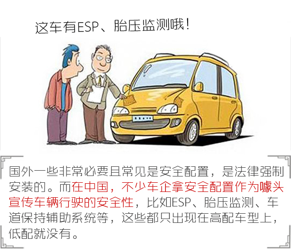 汽車安全配置