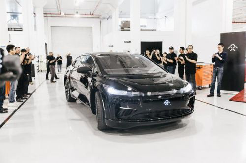 FF91预产车下线,贾跃亭回国