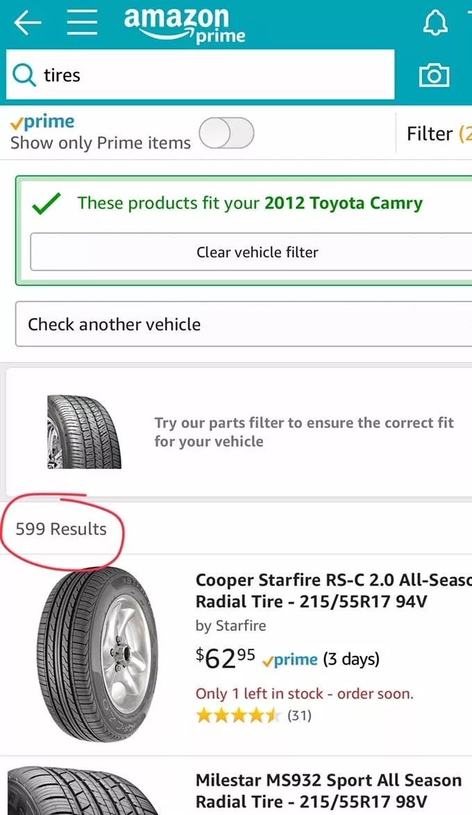 汽车后市场,亚马逊，轮胎