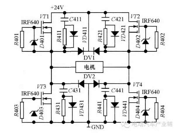 图5 H型双极功率电路原理图