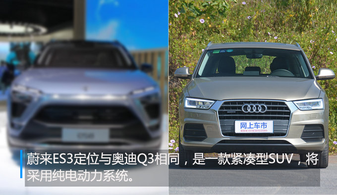 新车，蔚来第3款量产车,蔚来ES3，蔚来紧凑型SUV