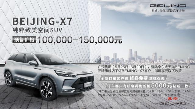 美好开“驶”！BEIJING-X7预售10万元起