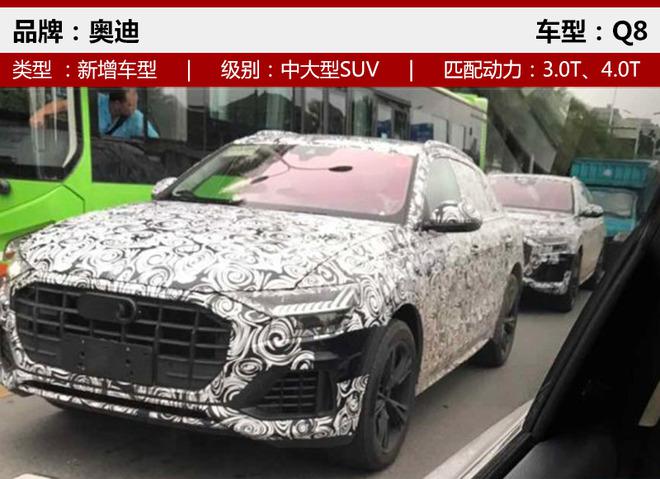 奥迪Q5，奥迪旗舰车,奥迪Q8，奥迪2018年新车
