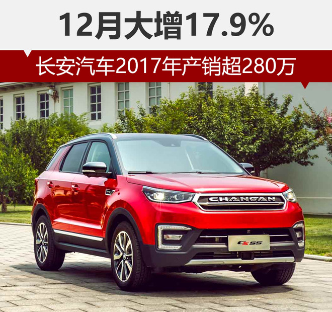 长安汽车2017销量,2017汽车销量 长安汽车2017销量,2017汽车销量