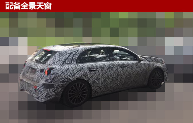 奔驰全新一代A级,奔驰A级谍照