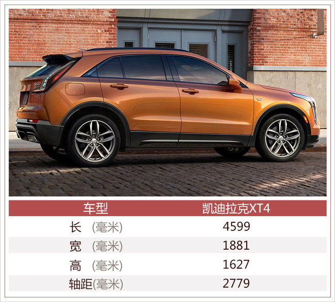 SUV新车,凯迪拉克XT4
