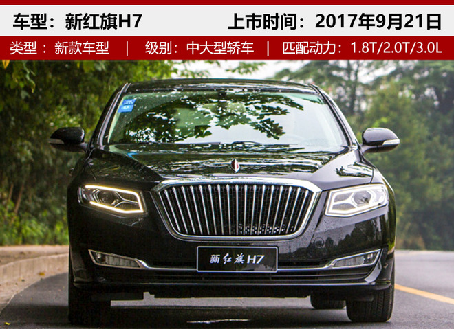 一汽轿车，红旗新战略,一汽改革，红旗汽车，2018年红旗新车规划，红旗H7
