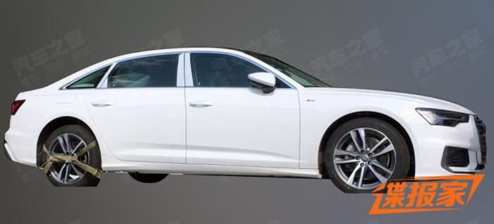 新车，奥迪新A6L 45TFSI四驱车型无伪装谍照