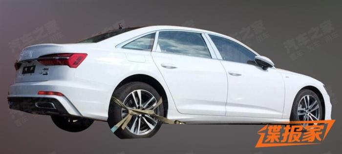 新车，奥迪新A6L 45TFSI四驱车型无伪装谍照