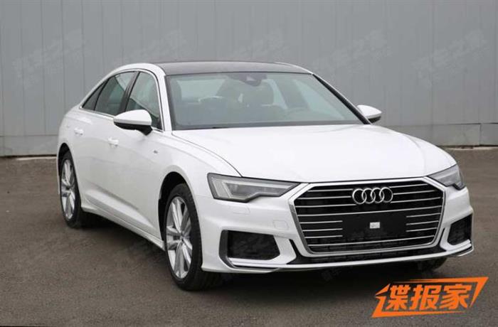 新车，奥迪新A6L 45TFSI四驱车型无伪装谍照