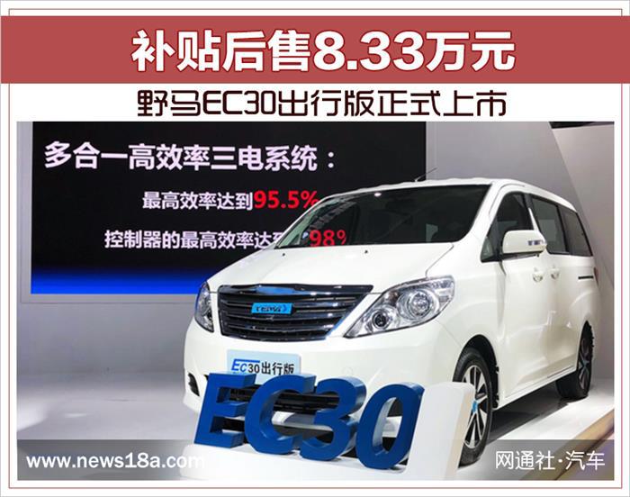 新车，野马EC30出行版,野马EC30上市