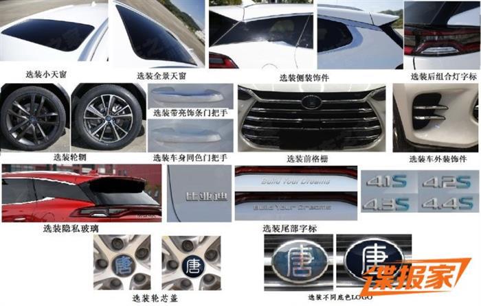 比亚迪,唐DM4.1秒“破百”,比亚迪唐DM申报图 比亚迪,唐DM4.1秒“破百”,比亚迪唐DM申报图