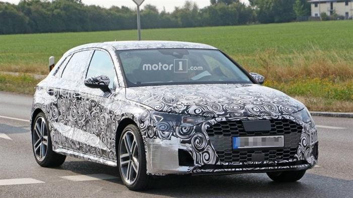 新车，新奥迪S3 Sportback细节调整,新奥迪S3 Sportback内饰谍照