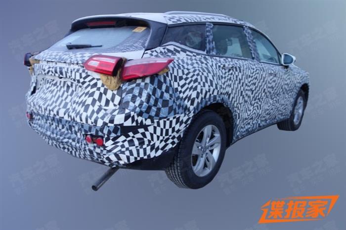 新车，众泰i-across量产版,新车谍照