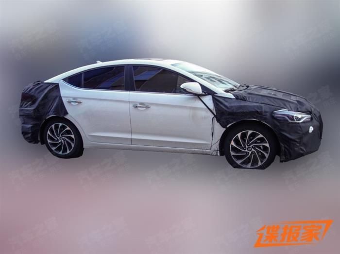 新车，新款现代领动谍照,新款现代领动动力，第六代现代伊兰特中期改款