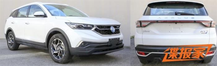 新风神AX7 PHEV内饰谍照,新东风风神插混车型，新风神AX7 PHEV动力