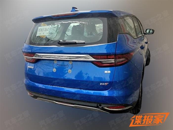 吉利嘉际,吉利嘉际谍照图