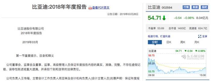 财报，比亚迪，比亚迪2018财报,比亚迪2018年销量