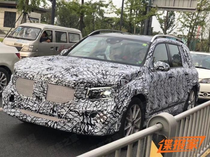 奔驰CONCEPT GLB内饰,上海车展