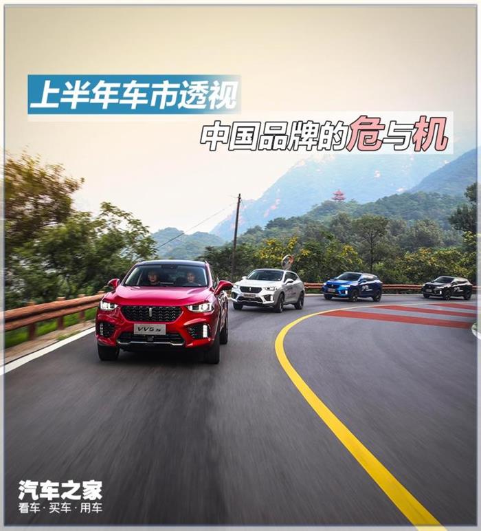 SUV，销量，中国品牌汽车,2019汽车销量，2019上半年车市,2019上半年汽车销量