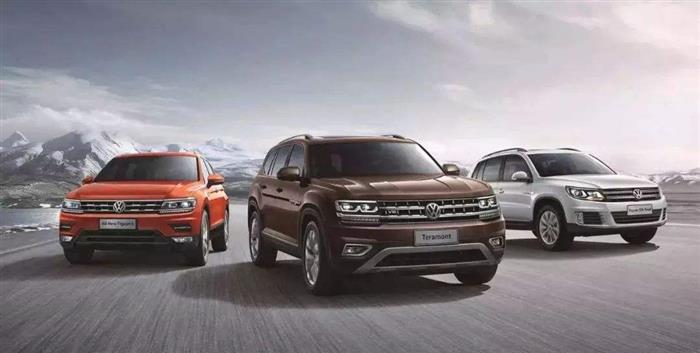 SUV，销量，大众在华销量,大众全球销量7月2019