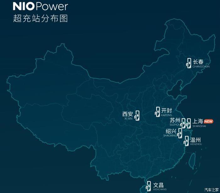 蔚来，上海蔚来超级充电站