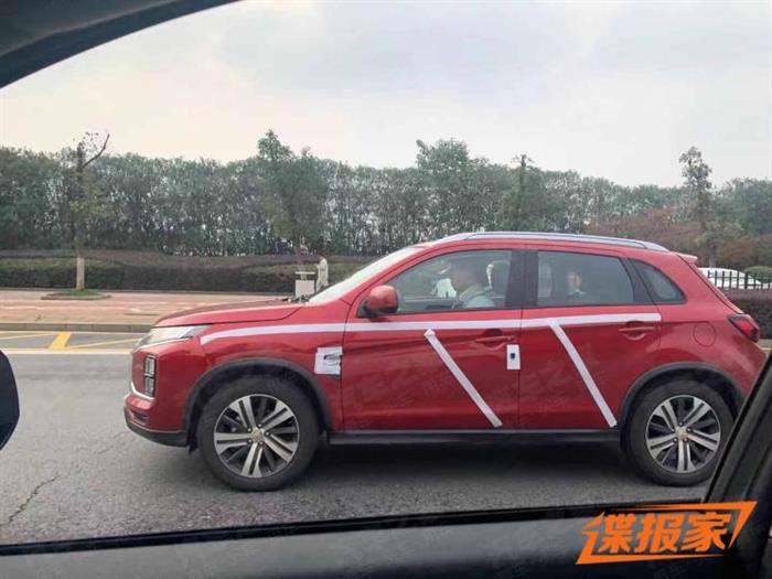 新车，广汽三菱，广汽三菱新款劲炫ASX谍照