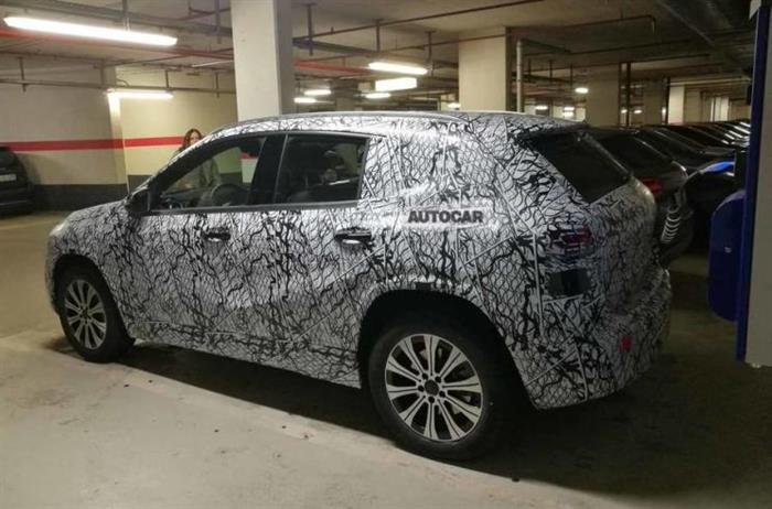 奔驰EQA测试车谍照