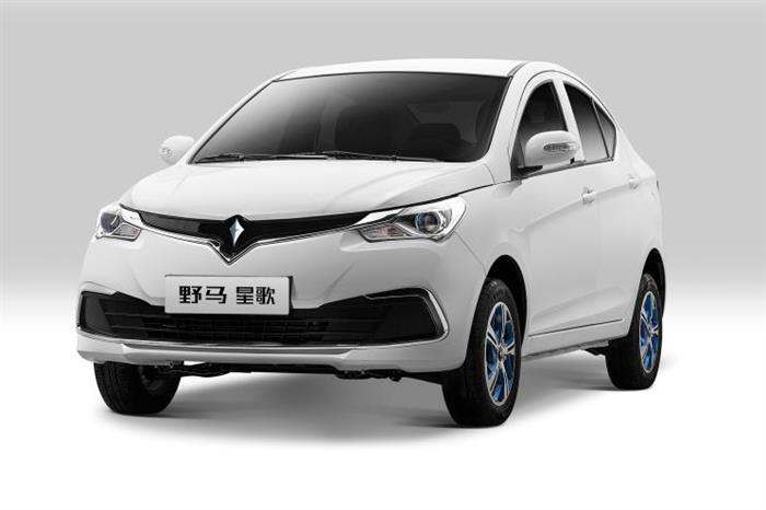 星歌,野马首款电动轿车官图