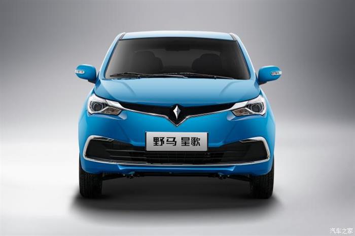 星歌,野马首款电动轿车官图