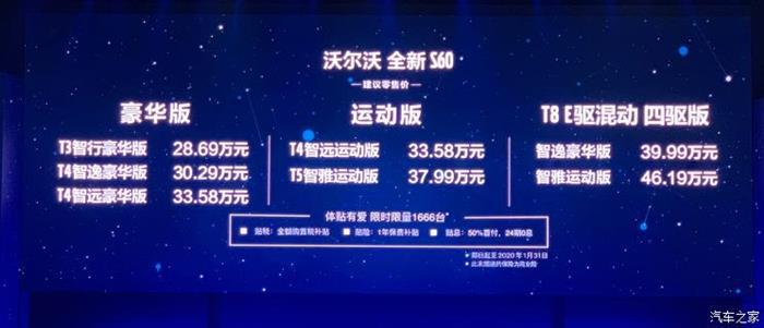 新车，沃尔沃，沃尔沃S60