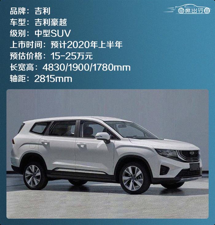 新车盘点丨2020年上半年即将上市的中型SUV