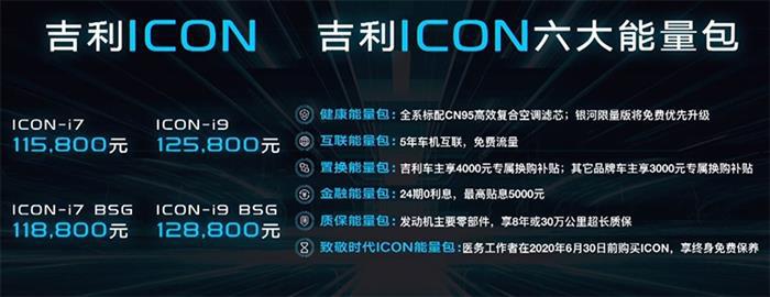 吉利icon 吉利icon