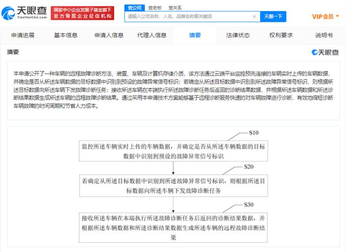 吉利新专利可远程诊断车辆故障
