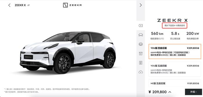 极氪X延迟交付：产能出问题，年内交付4万目标还能达成吗？