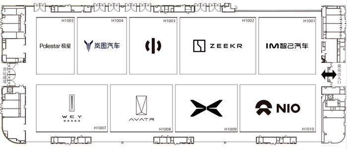 2023年成都车展展位图公布 展出车辆近1600辆