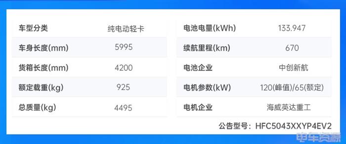 时代新安实车 宁德时代三元锂大电量轻卡 增程小卡 电动货车路线再成迷？|393批新车公示