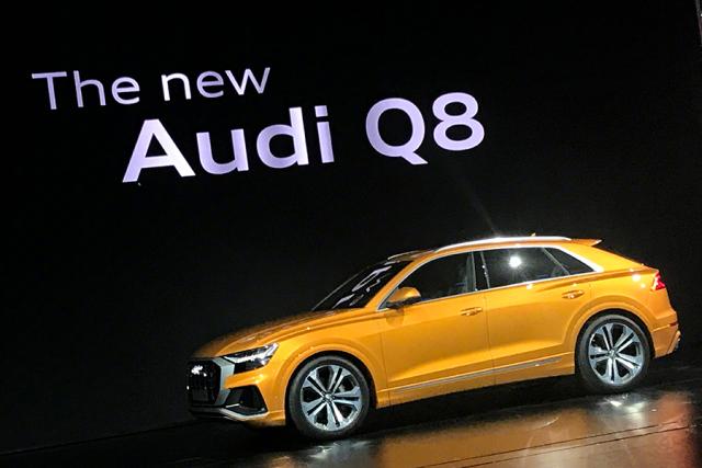 SUV，奥迪Q8,轿跑SUV，Q8中国首发，无框车门