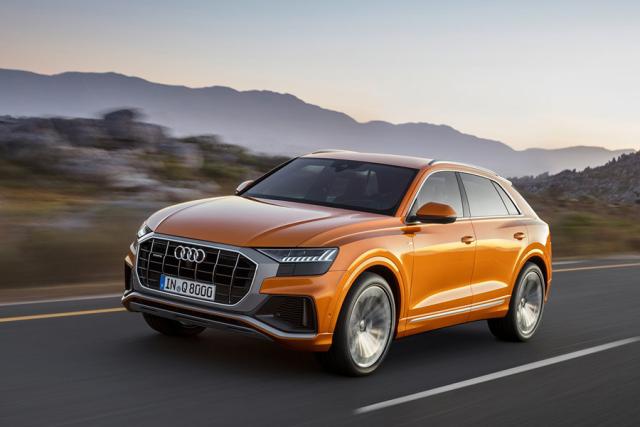 SUV，奥迪Q8,轿跑SUV，Q8中国首发，无框车门