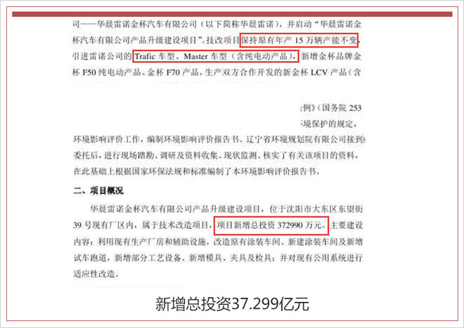 新车，华晨雷诺金杯,华晨雷诺金杯投资 新车规划