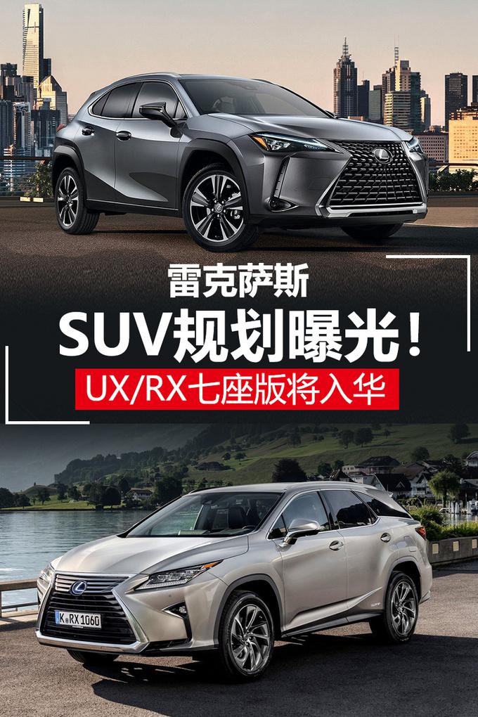 SUV，雷克萨斯SUV规划,雷克萨斯UX/RX七座版