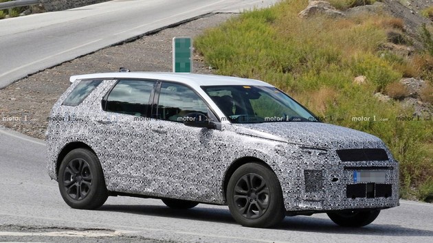 发现神行，路虎发现神行测试谍照,路虎发现神行混动车型  ​