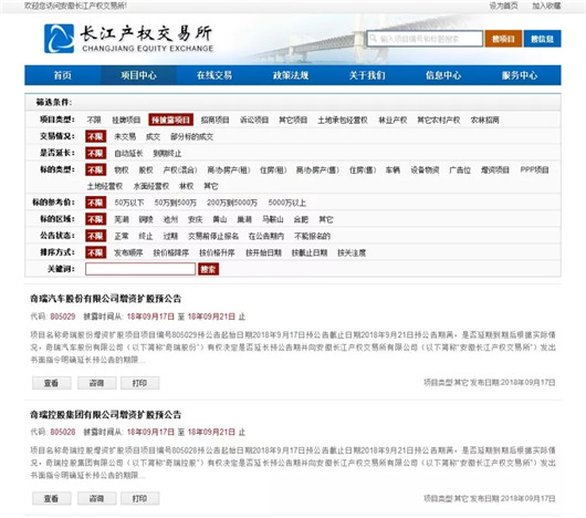 奇瑞“挂牌”迷局