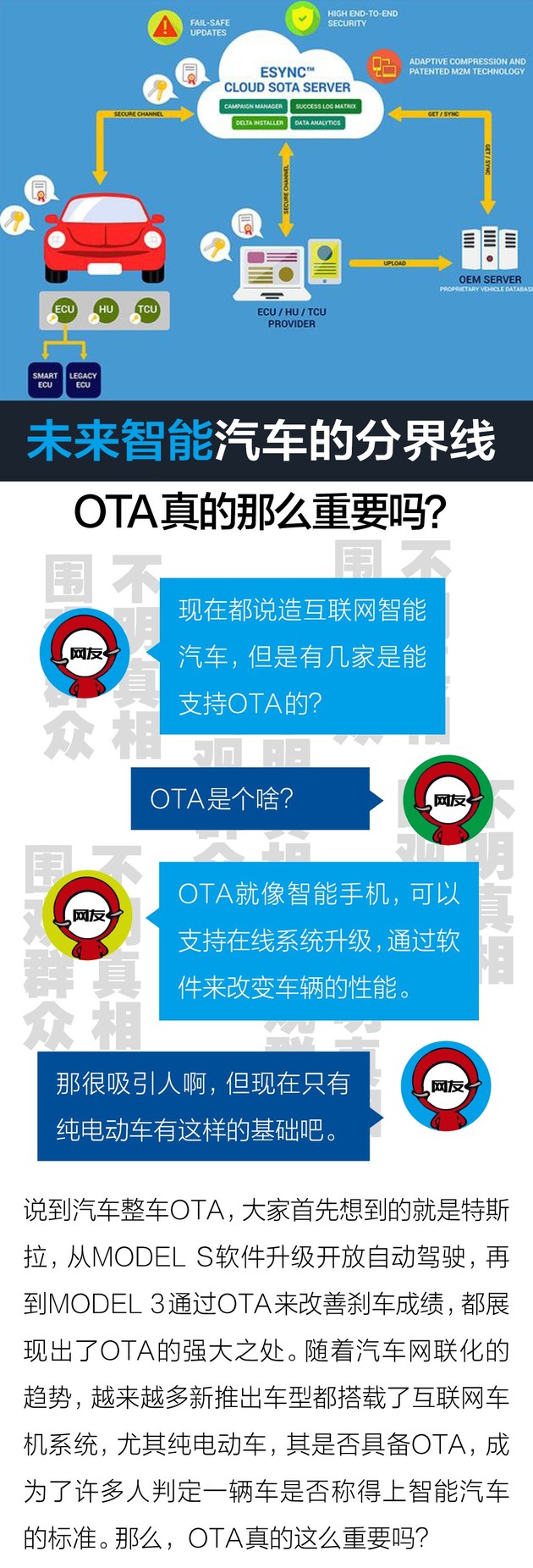 未來智能汽車的分界線 OTA真的那么重要嗎？
