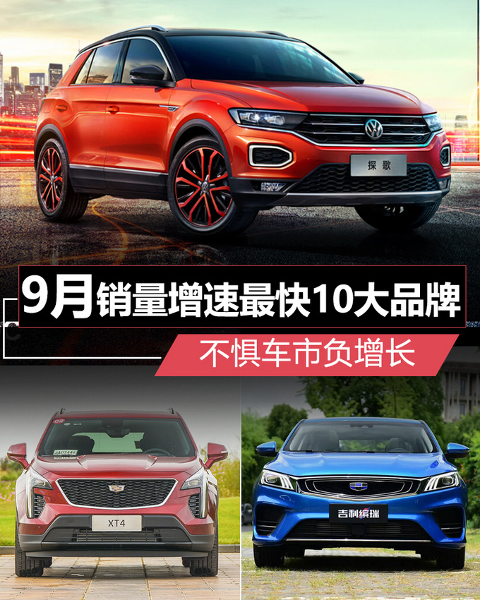 SUV，销量，9月汽车销量,9月汽车销量排行