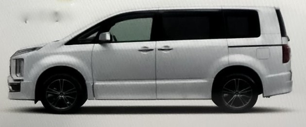 三菱全新Delica预告图,三菱新车型，三菱全新Delica亮相