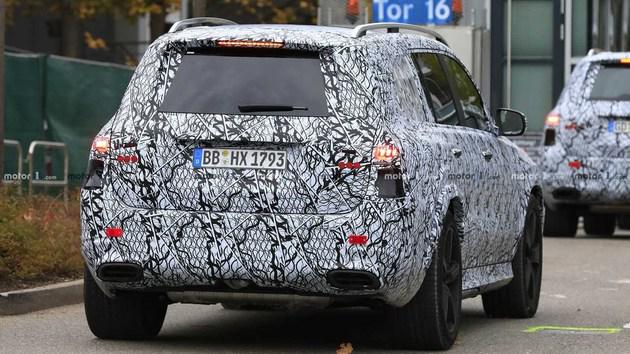 洛杉矶车展,梅赛德斯-迈巴赫GLS级路试谍照，奔驰新车型